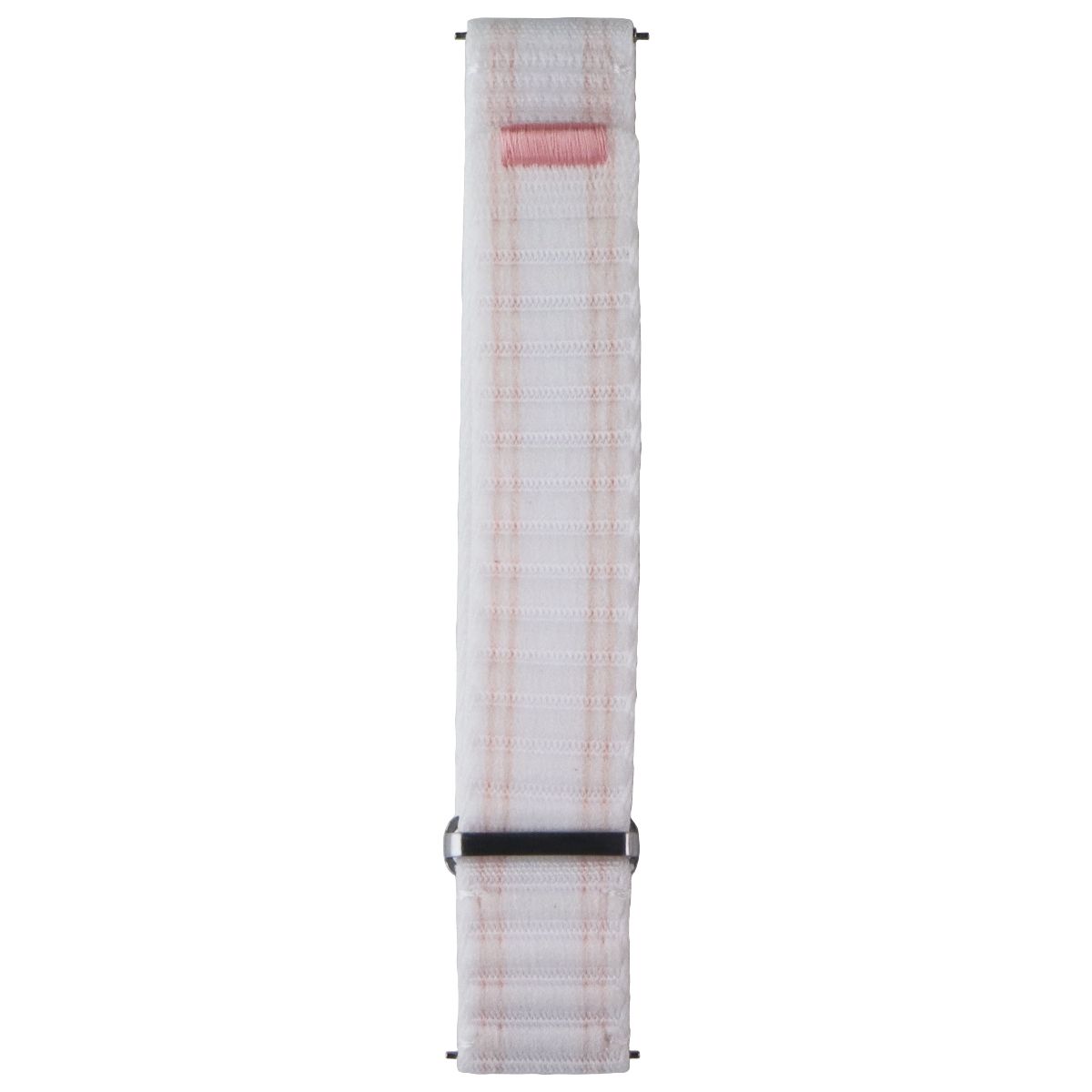 Samsung One Click Fabric Band for Galaxy Watch 4-7 - Pink/White (20mm, S/M) Smart Watch Accessories - Watch Bands Samsung - Simple Cell Bulk Wholesale Pricing - USA Seller
