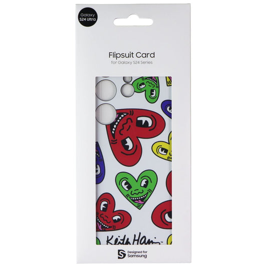 Samsung Interactive Flipsuit Card for Galaxy S24 Ultra - Keith Haring Heart