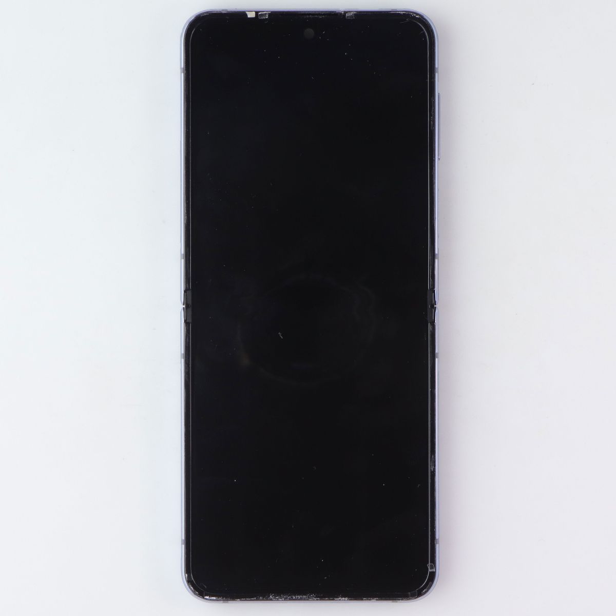 Repair Part SVC LCD Assembly (E/LB/PF) (XAA) Frame for Galaxy Z Flip4 F721 Blue Cell Phone - Replacement Parts & Tools Samsung - Simple Cell Bulk Wholesale Pricing - USA Seller