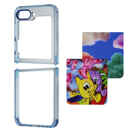 Samsung Artist Collection Suit Case for Galaxy Z Flip5 - White Cell Phone - Cases, Covers & Skins Samsung - Simple Cell Bulk Wholesale Pricing - USA Seller