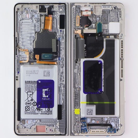 Repair Part SVC LCD Assem Octa Kit E/ZE/PF for Galaxy Z Fold5 SM-F946U/Icy Blue Cell Phone - Replacement Parts & Tools Samsung - Simple Cell Bulk Wholesale Pricing - USA Seller