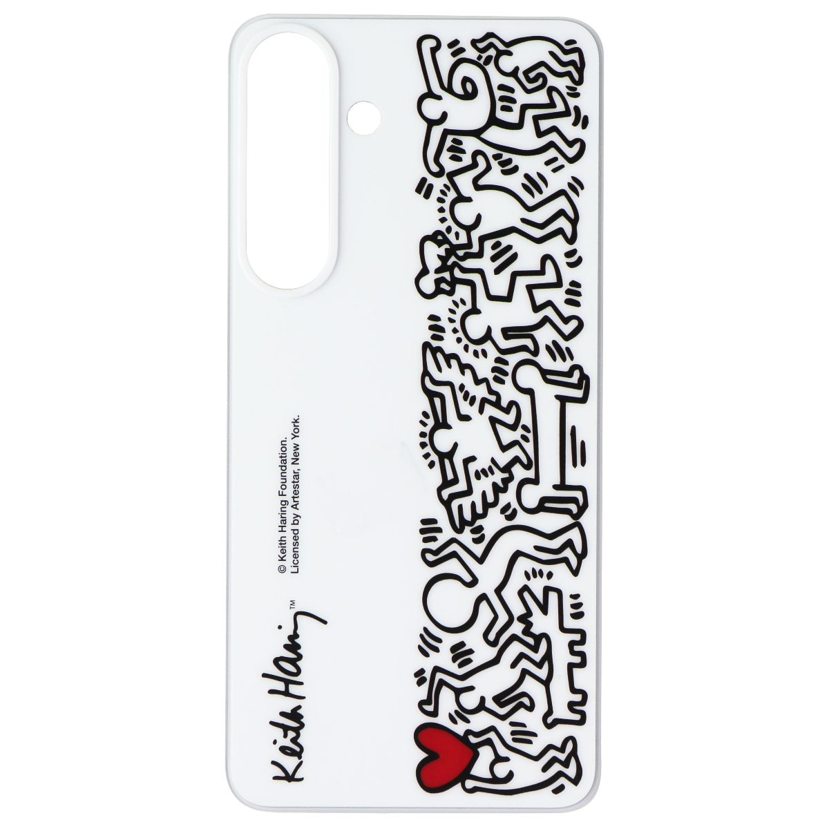 Samsung Flipsuit Series Case for Galaxy S25+ (Plus) - White (Keith Haring)