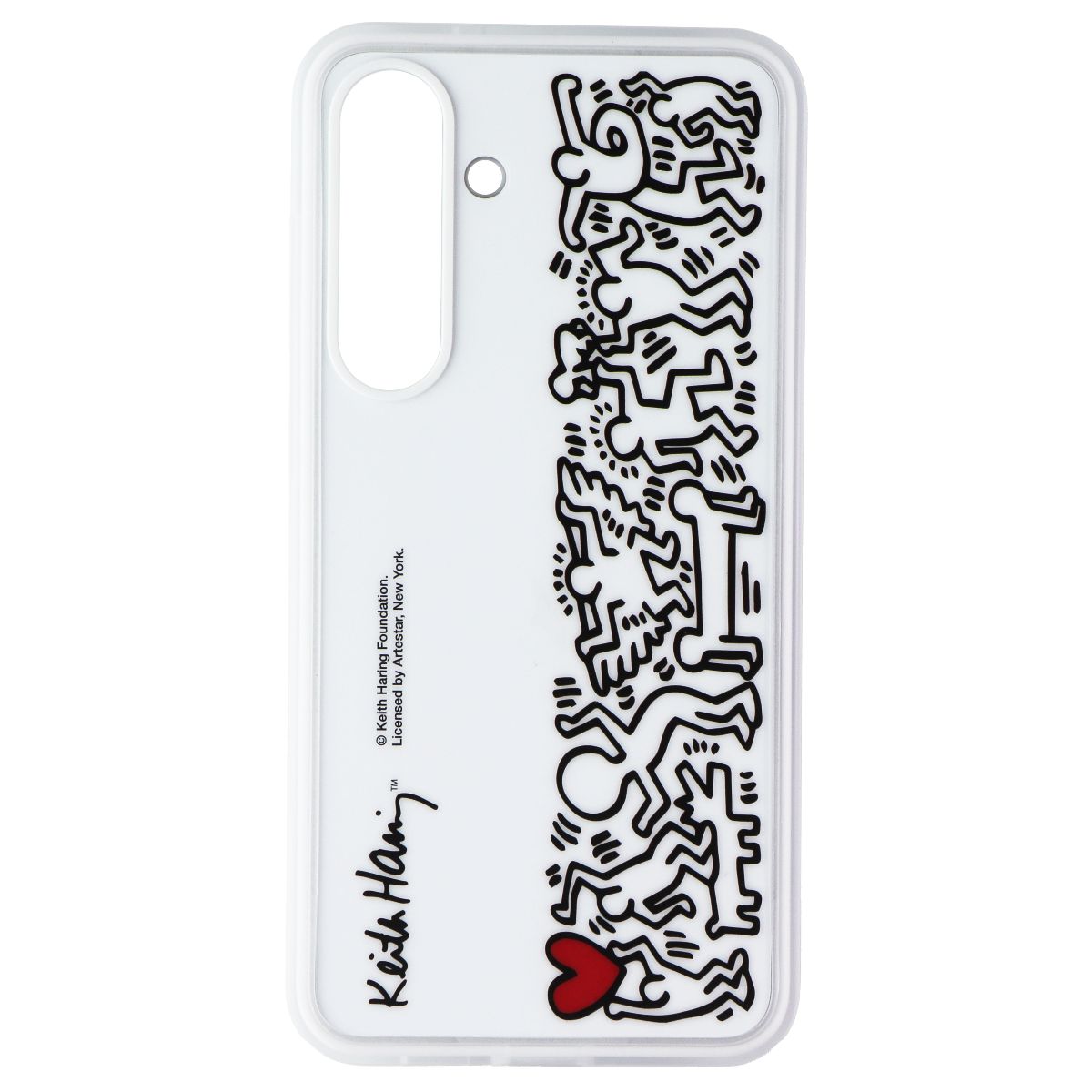 Samsung Flipsuit Series Case for Galaxy S25+ (Plus) - White (Keith Haring)