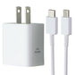 Samsung (25W) Wall Charger Power Adapter (USB-C) w/Cable - White (EP-T2510XWE)