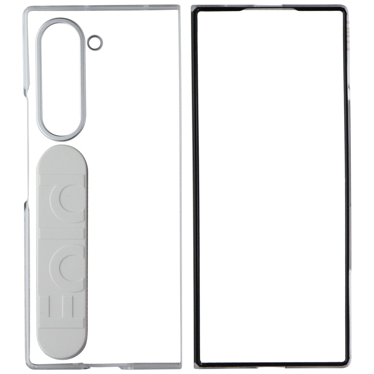 Samsung Galaxy Z Fold6 Clear Case with Secure Grip - Transparent