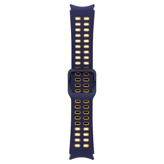 Samsung Extreme Sport Band for Galaxy Watch4 or Later (20mm S/M) - Blue/Mustard Smart Watch Accessories - Watch Bands Samsung - Simple Cell Bulk Wholesale Pricing - USA Seller