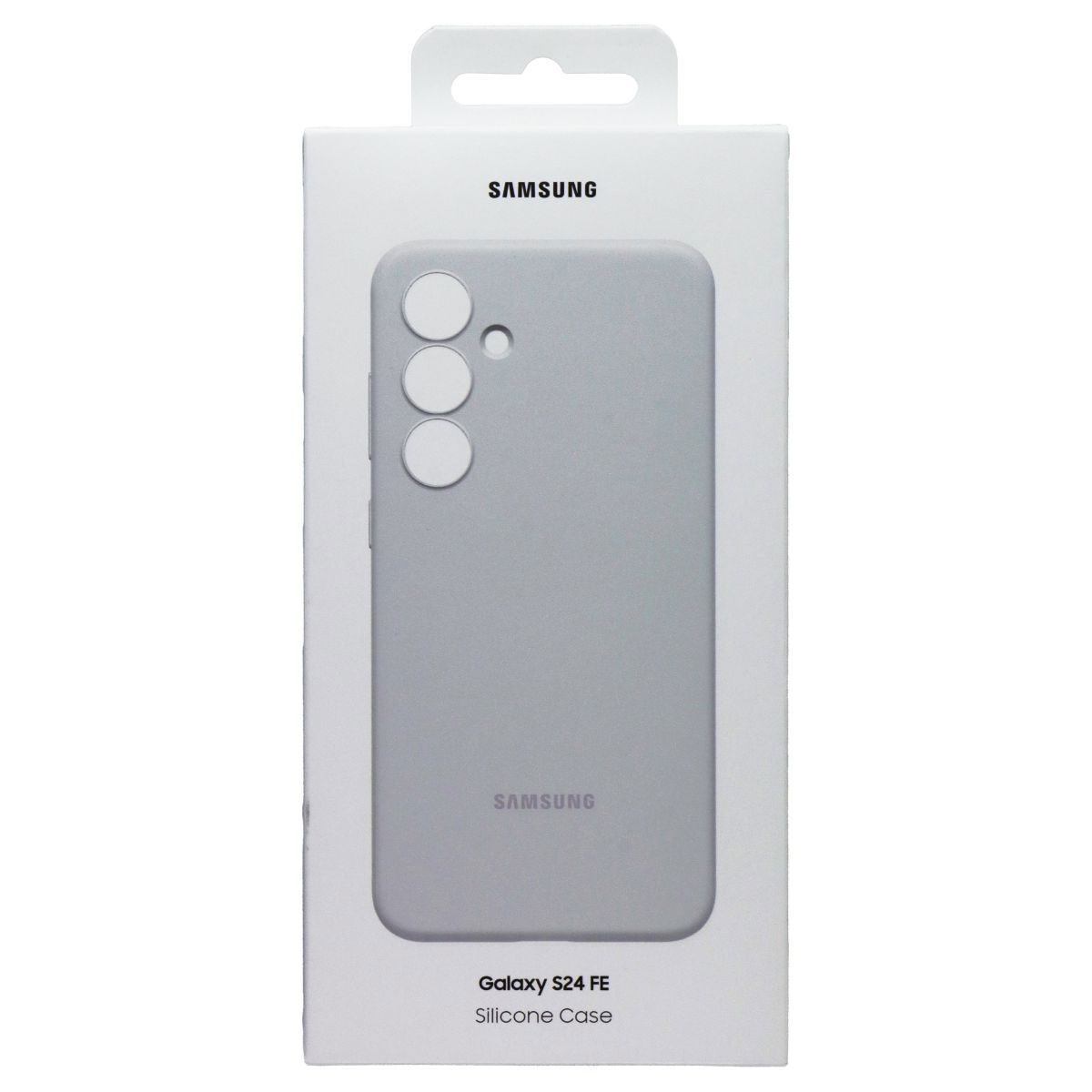 Samsung Official Silicone Case for Galaxy S24 FE - Gray Cell Phone - Cases, Covers & Skins Samsung - Simple Cell Bulk Wholesale Pricing - USA Seller