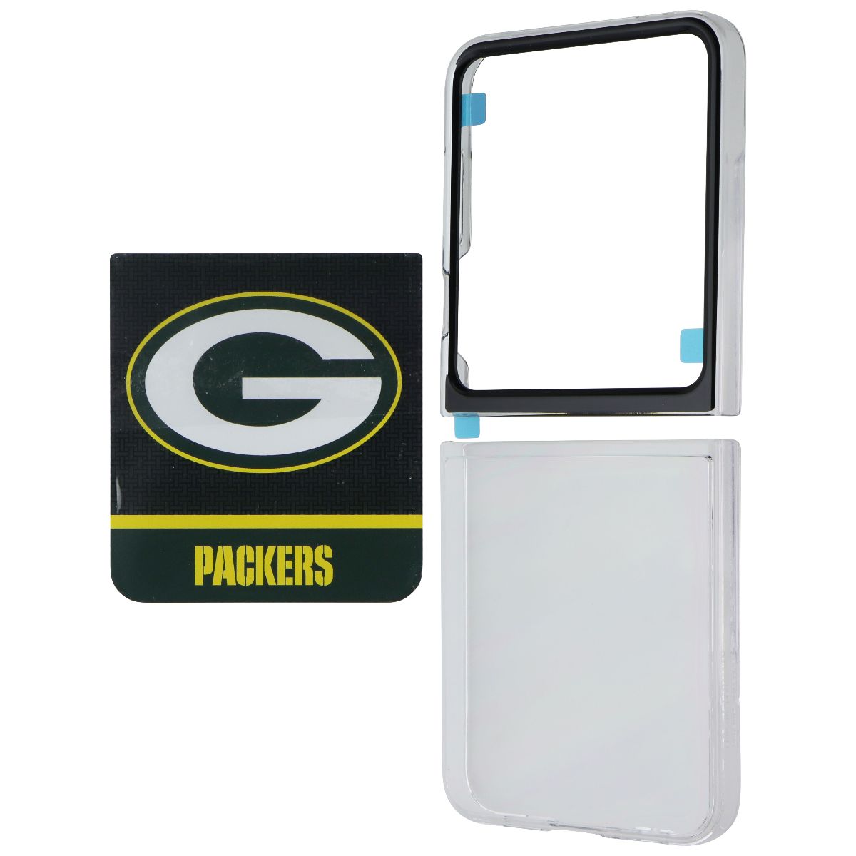 Samsung Flipsuit Card Case for Galaxy Z Flip7 FE / Flip6 - Green Bay Packers Cell Phone - Cases, Covers & Skins Samsung - Simple Cell Bulk Wholesale Pricing - USA Seller