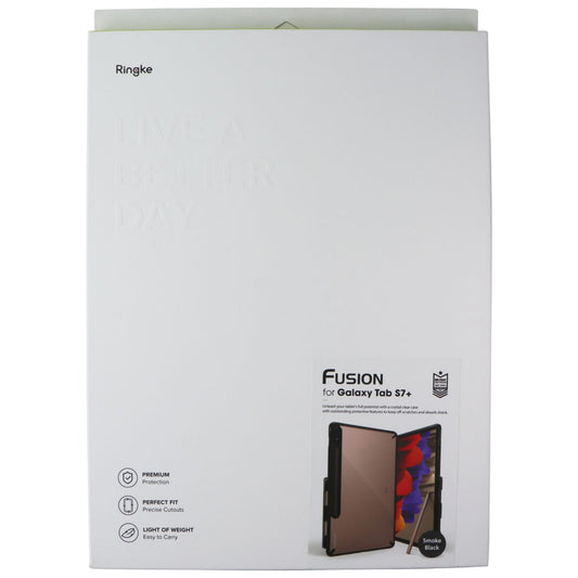 Ringke Fusion Case for Samsung Galaxy Tab (S7+) Plus - Smoke Black iPad/Tablet Accessories - Cases, Covers, Keyboard Folios Samsung - Simple Cell Bulk Wholesale Pricing - USA Seller