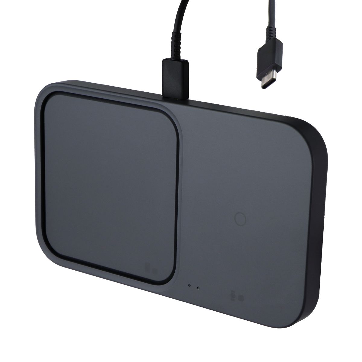 Samsung 15W Wireless Charger Duo with Travel Adapter - Dark Gray (EP-P5400TBE) Cell Phone - Chargers & Cradles Samsung - Simple Cell Bulk Wholesale Pricing - USA Seller