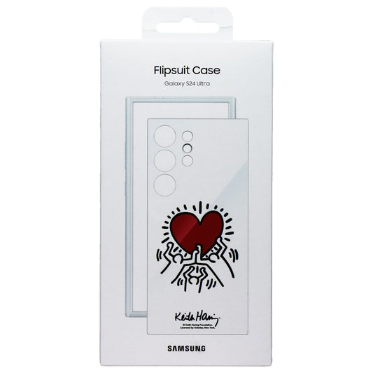 Samsung Official KEITH HARING Flipsuit Case for Galaxy S24 Ultra - White Cell Phone - Cases, Covers & Skins Samsung    - Simple Cell Bulk Wholesale Pricing - USA Seller