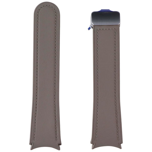 Samsung D-Buckle Hybrid Eco-Leather Band for Galaxy Watch4 - Etoupe (20mm, M/L) Smart Watch Accessories - Watch Bands Samsung - Simple Cell Bulk Wholesale Pricing - USA Seller