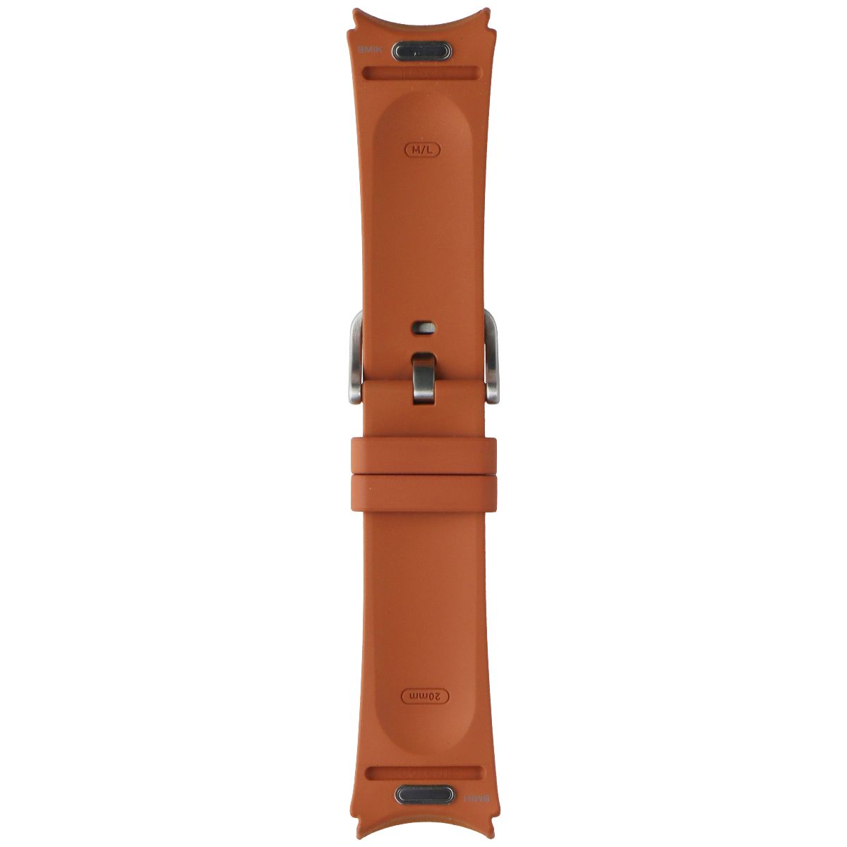 Samsung Hybrid Leather Silicone Watch Band for Galaxy Watch (20mm) - Camel (M/L) Smart Watch Accessories - Watch Bands Samsung - Simple Cell Bulk Wholesale Pricing - USA Seller
