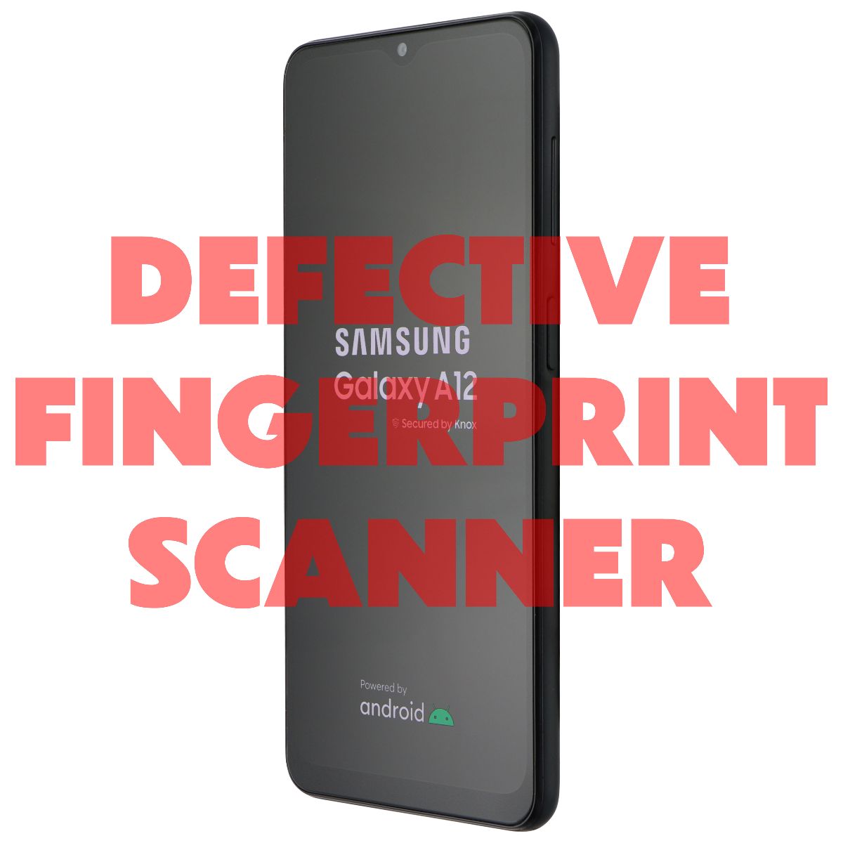 Samsung Galaxy A12 (SM-A125U1/DS) Unlocked - 128GB/Black Bad Fingerprint Sensor* Cell Phones & Smartphones Samsung    - Simple Cell Bulk Wholesale Pricing - USA Seller