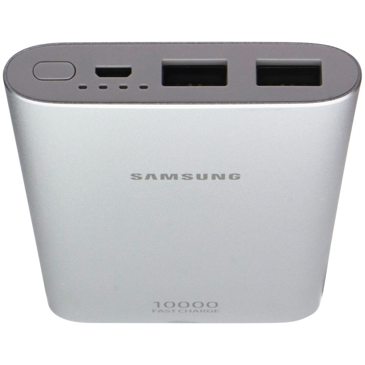 Samsung (10000 mAh) 15W Battery Pack with Micro USB Cable - Silver (EB-P1100BSE) Cell Phone - Chargers & Cradles Samsung - Simple Cell Bulk Wholesale Pricing - USA Seller