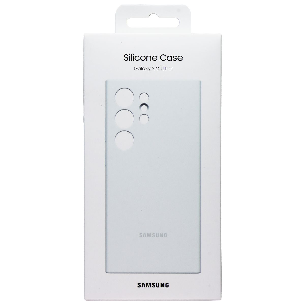 Samsung Official Silicone Case for Samsung Galaxy S24 Ultra - White Cell Phone - Cases, Covers & Skins Samsung - Simple Cell Bulk Wholesale Pricing - USA Seller
