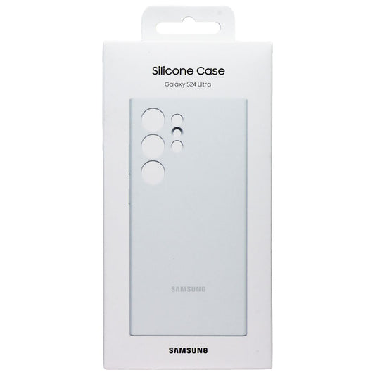 Samsung Official Silicone Case for Samsung Galaxy S24 Ultra - White Cell Phone - Cases, Covers & Skins Samsung - Simple Cell Bulk Wholesale Pricing - USA Seller