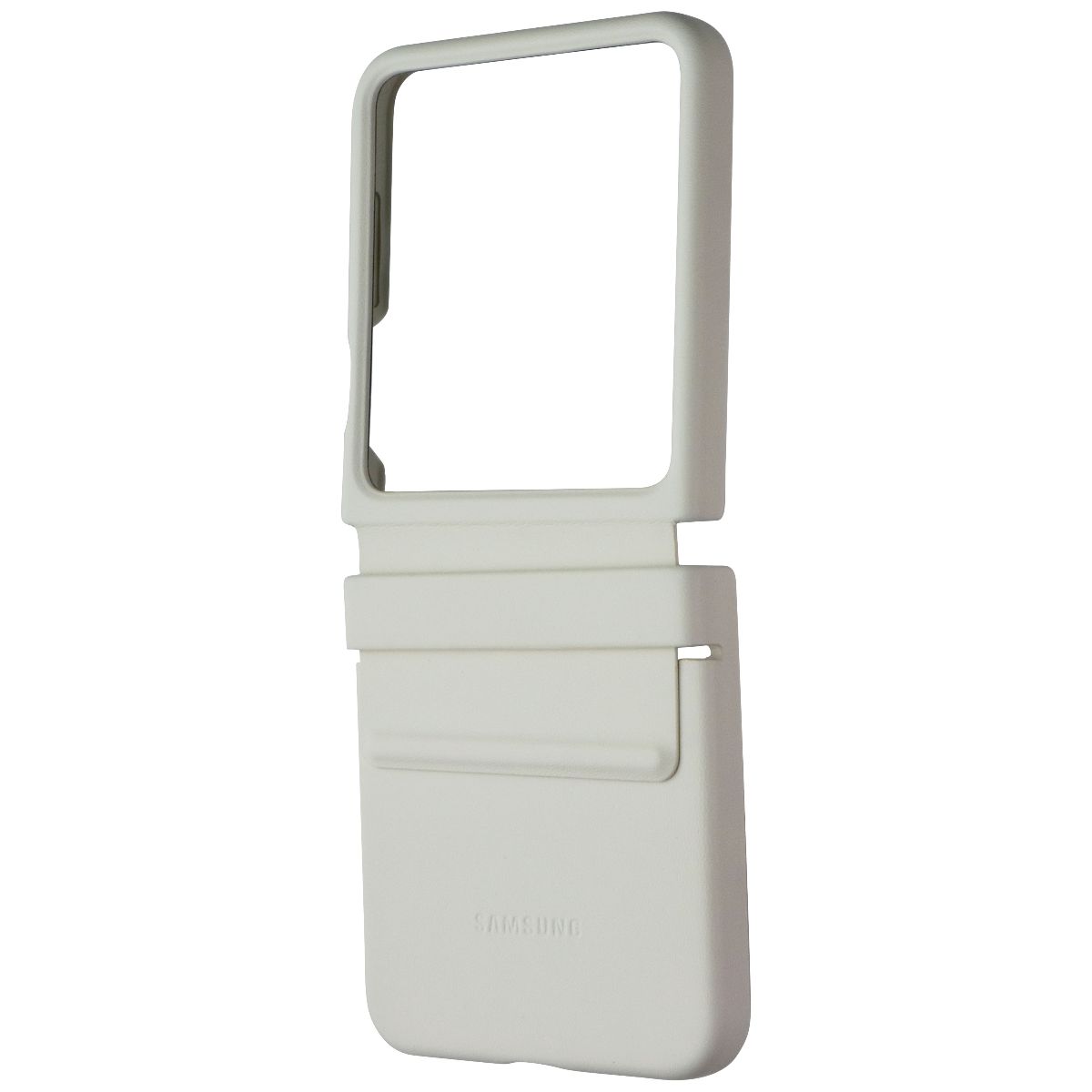 Samsung Flap Eco-Leather Case for Samsung Galaxy Z Flip5 - Cream Cell Phone - Cases, Covers & Skins Samsung - Simple Cell Bulk Wholesale Pricing - USA Seller