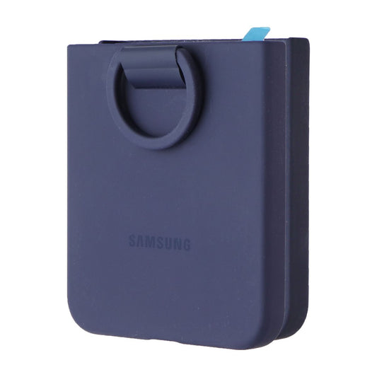 Samsung Official Silicone Case with Ring for Galaxy Z Flip6 / Z Flip7 FE - Navy Cell Phone - Cases, Covers & Skins Samsung - Simple Cell Bulk Wholesale Pricing - USA Seller