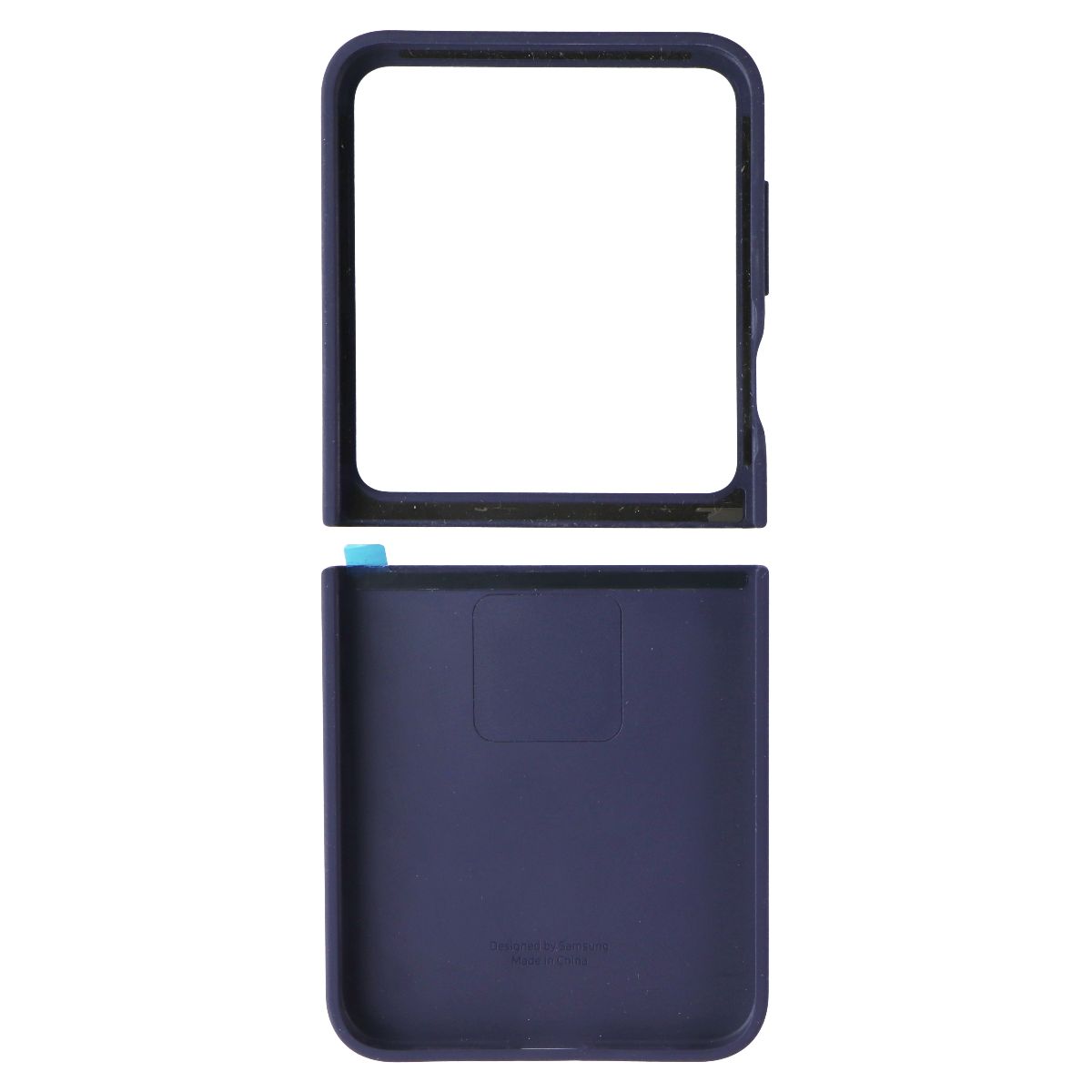Samsung Official Silicone Case with Ring for Galaxy Z Flip6 / Z Flip7 FE - Navy Cell Phone - Cases, Covers & Skins Samsung - Simple Cell Bulk Wholesale Pricing - USA Seller