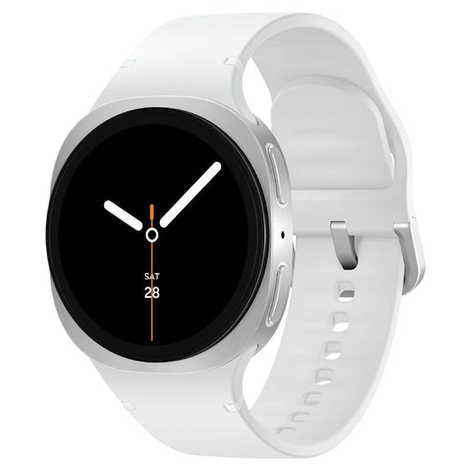 Samsung Galaxy Watch8 (40mm) GPS Smartwatch - Silver/White Band (SM-L320) Smart Watches Samsung - Simple Cell Bulk Wholesale Pricing - USA Seller
