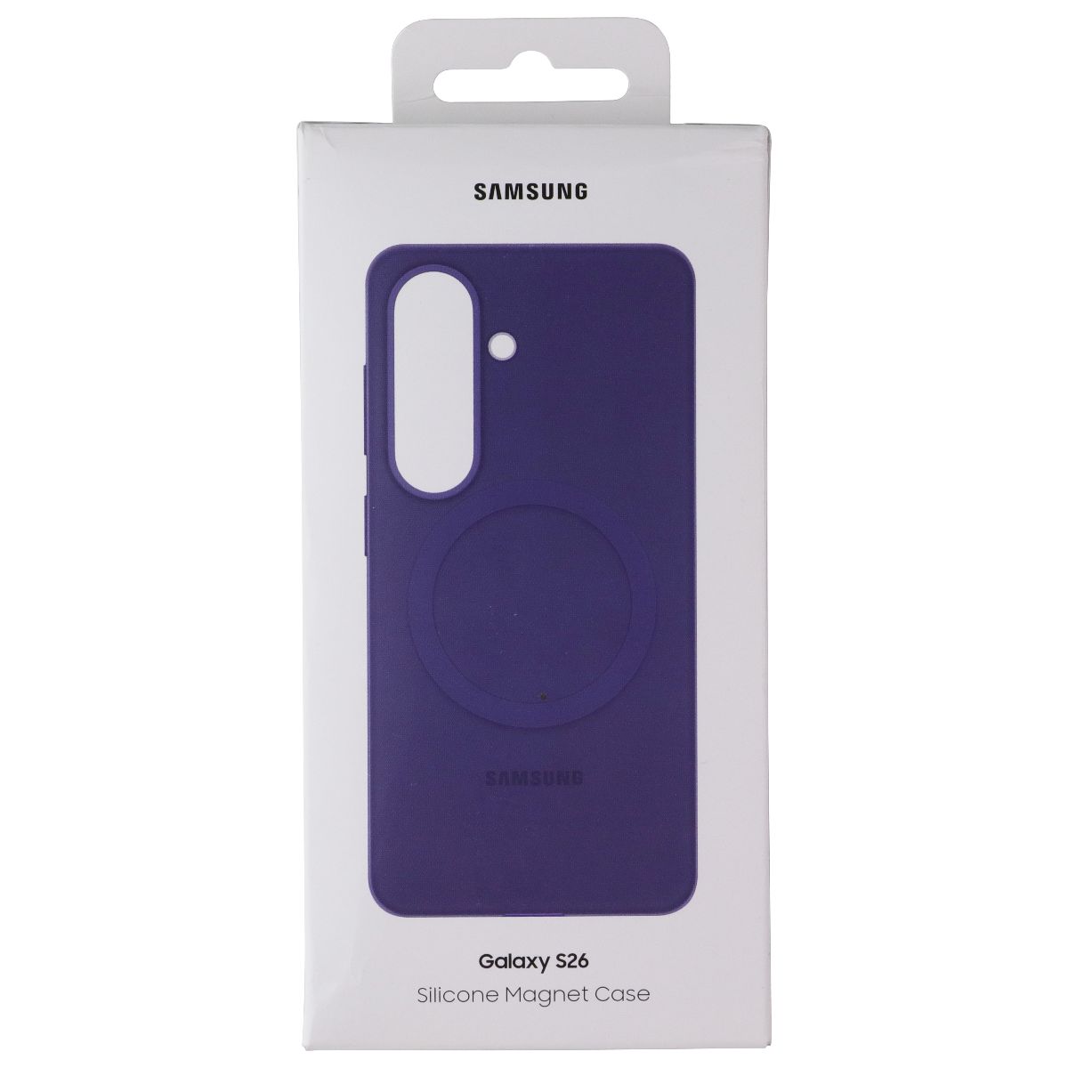 Samsung Official Silicone Magnet Case for Samsung Galaxy S26 - Blue Violet Cell Phone - Cases, Covers & Skins Samsung - Simple Cell Bulk Wholesale Pricing - USA Seller