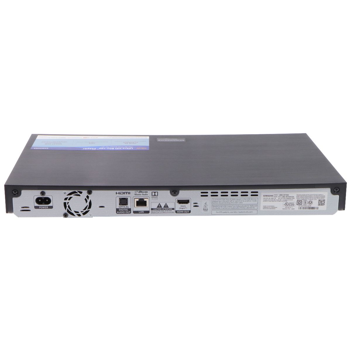 Samsung 4K UHD Blu-Ray Player with Remote (UBD-M7500/ZA) - No HDMI Cable Home Multimedia - DVD & Blu - ray Players Samsung - Simple Cell Bulk Wholesale Pricing - USA Seller
