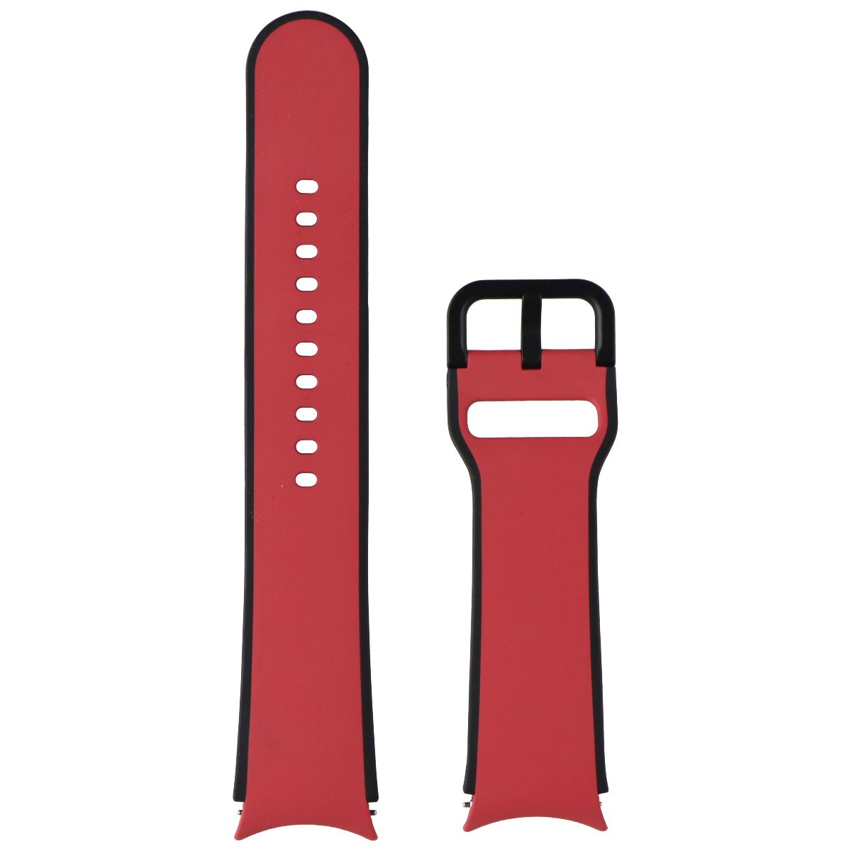 Samsung Sport Band for Galaxy Watch 6/5/4 (20mm) M/L - Red / Black Smart Watch Accessories - Watch Bands Samsung - Simple Cell Bulk Wholesale Pricing - USA Seller