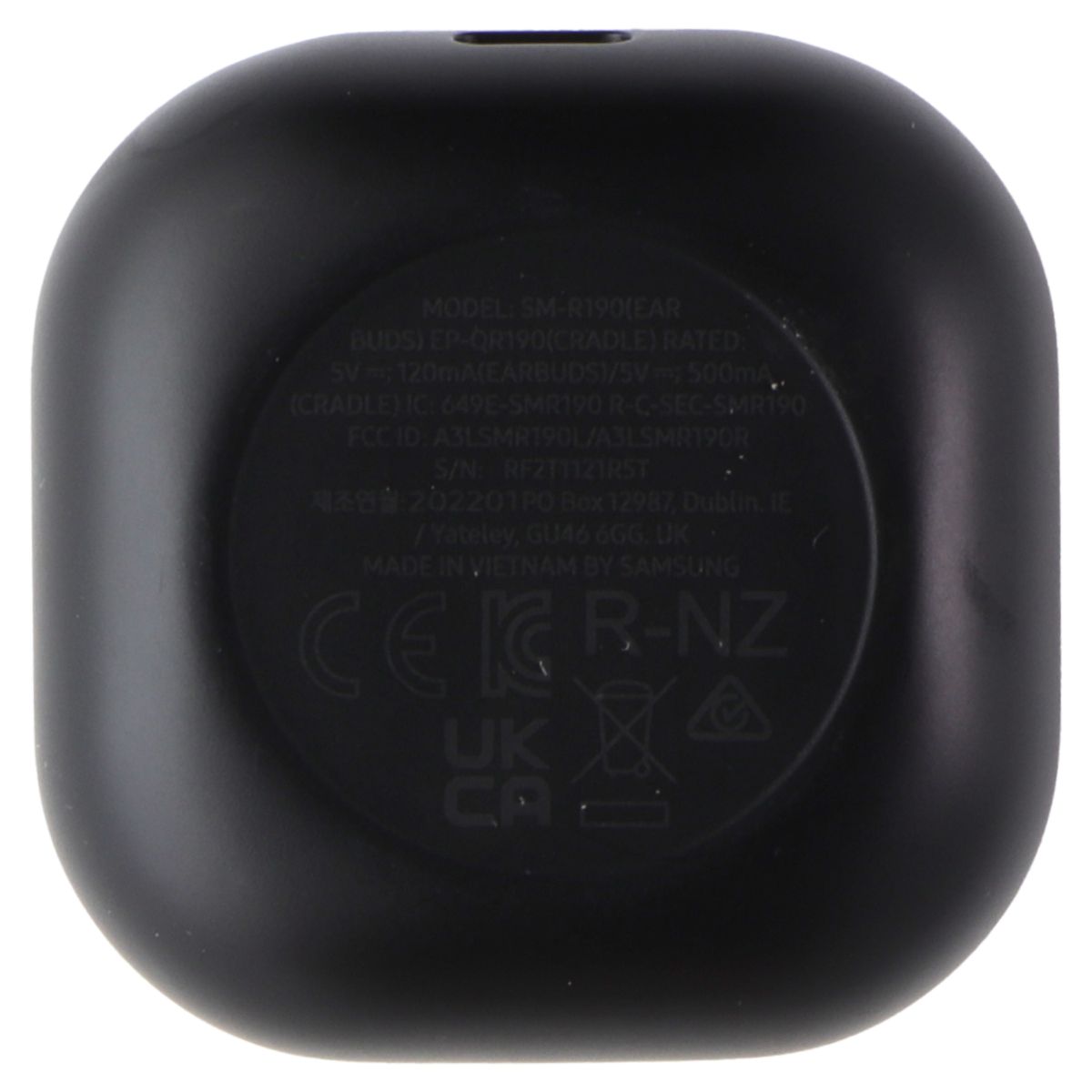 Samsung Galaxy Buds Pro + Water Resistant Cover - Graphite (SM-R190) Portable Audio - Headphones Samsung - Simple Cell Bulk Wholesale Pricing - USA Seller