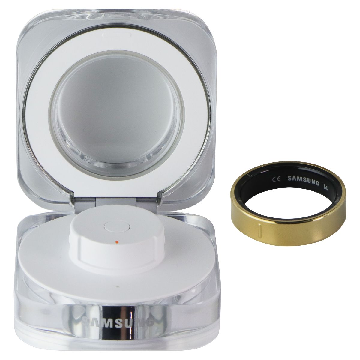 Samsung Galaxy AI Smart Ring Bluetooth Fitness Tracker - Size 14/Titanium Gold Fitness Technology - Activity Trackers Samsung - Simple Cell Bulk Wholesale Pricing - USA Seller