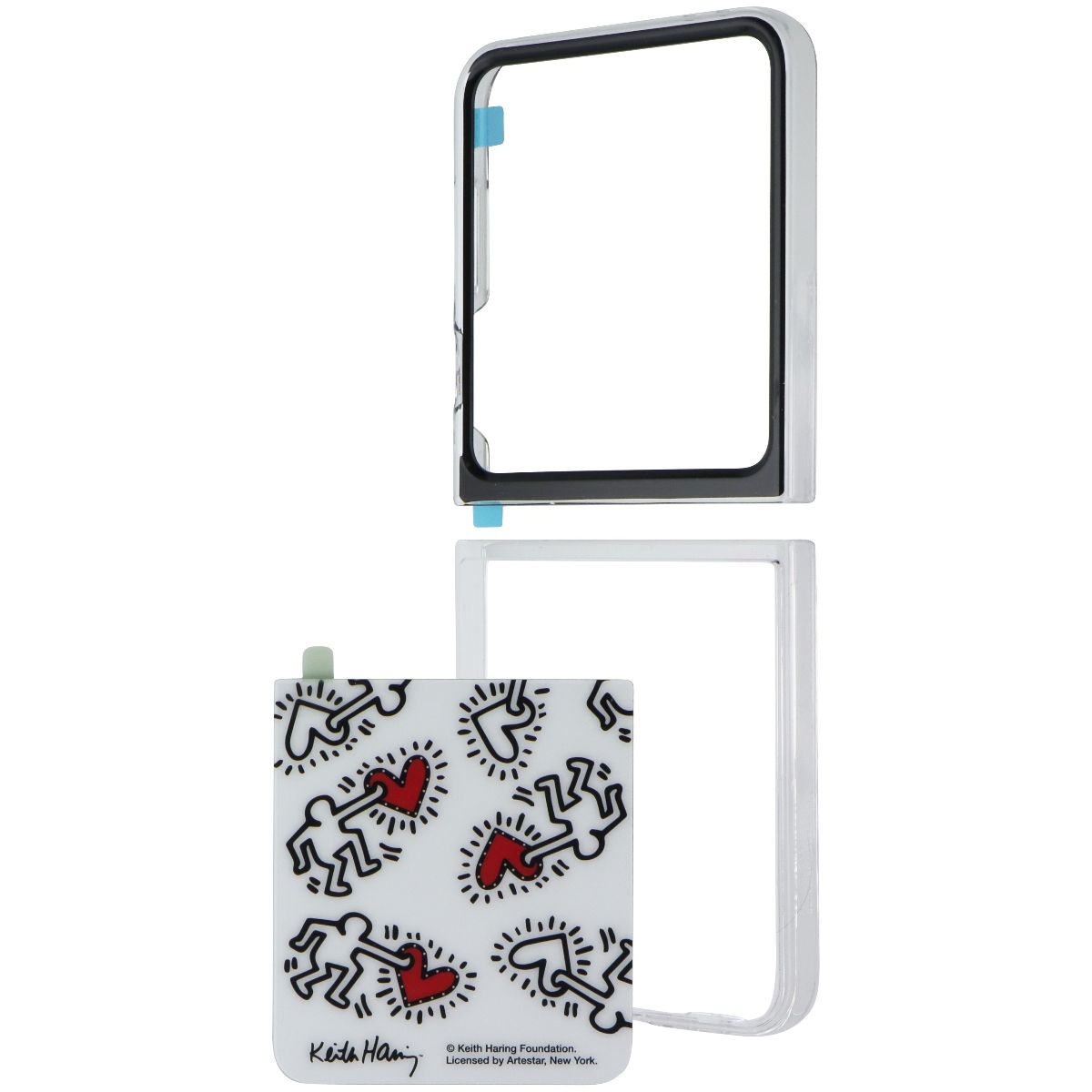 Samsung Official Flipsuit Case for Samsung Galaxy Z Flip6 - White/Keith Haring Cell Phone - Cases, Covers & Skins Samsung - Simple Cell Bulk Wholesale Pricing - USA Seller