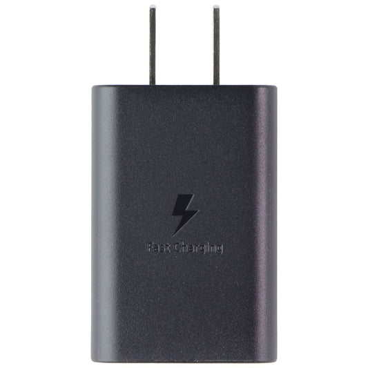 Samsung 15W Single Port USB-C Wall Charger - Black Cell Phone - Chargers & Cradles Samsung - Simple Cell Bulk Wholesale Pricing - USA Seller