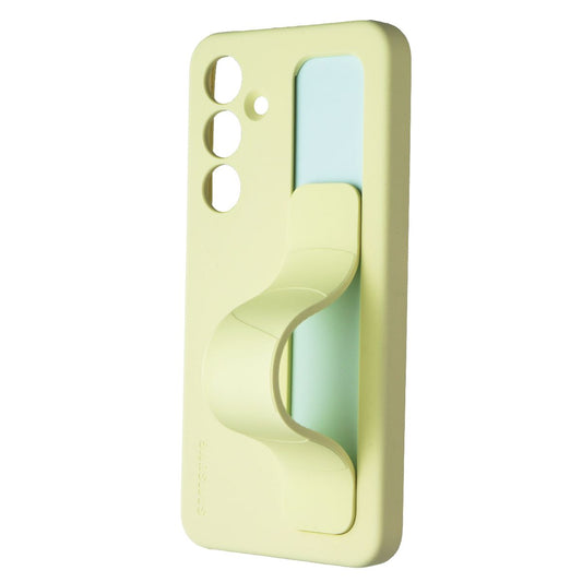 Samsung Official Standing Grip Case for Galaxy S24 FE - Yellow Cell Phone - Cases, Covers & Skins Samsung - Simple Cell Bulk Wholesale Pricing - USA Seller