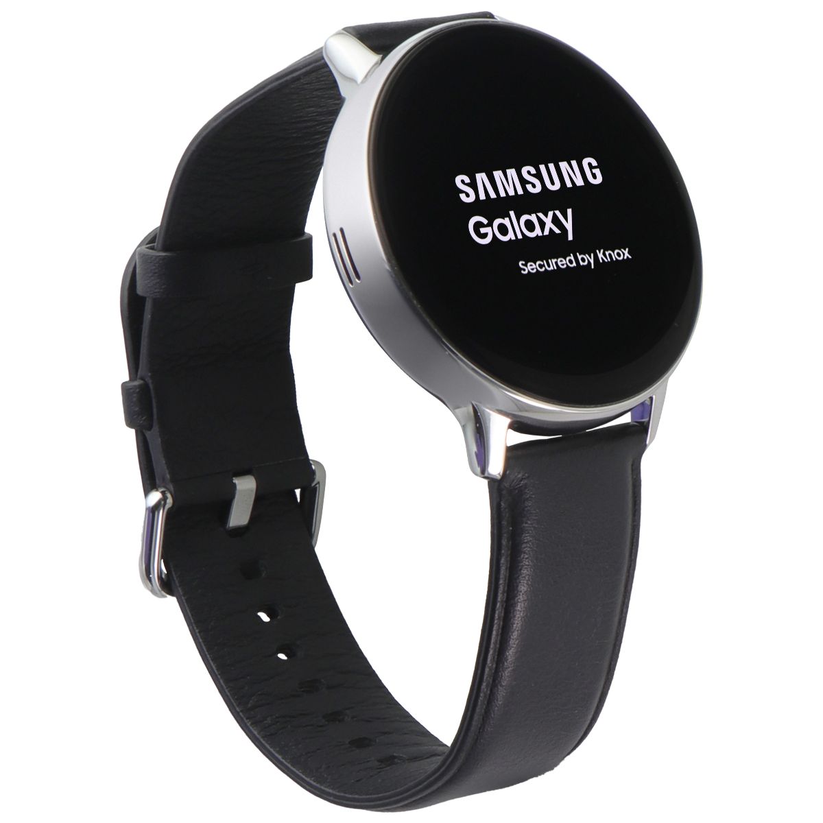 Samsung Galaxy Watch Active2 (44mm) SM-R820 Wi-Fi + GPS - Silver/Black Leather Smart Watches Samsung - Simple Cell Bulk Wholesale Pricing - USA Seller