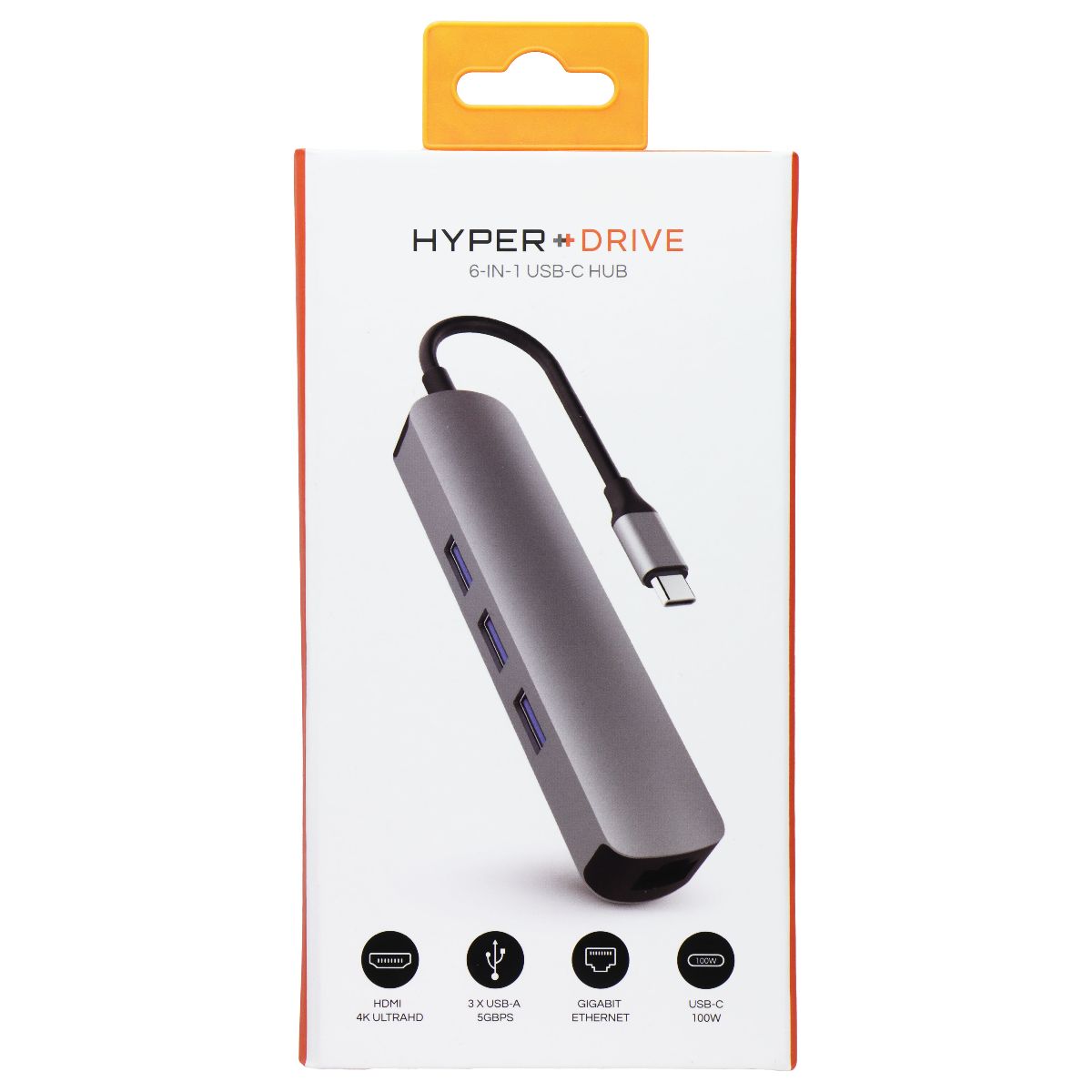 Sanho HyperDrive 6-in-1 USB-C Hub (Tube) - Space Gray