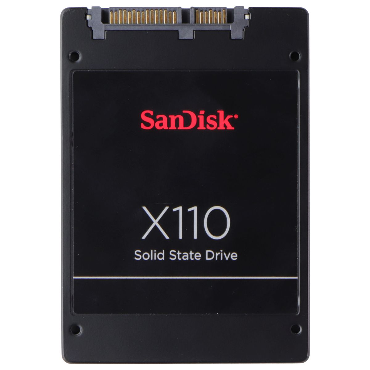 SanDisk SSD X110 2.5in (128GB) SATA III Solid State Drive SD6SB1M-128G-1006 Digital Storage - Solid State Drives SanDisk - Simple Cell Bulk Wholesale Pricing - USA Seller