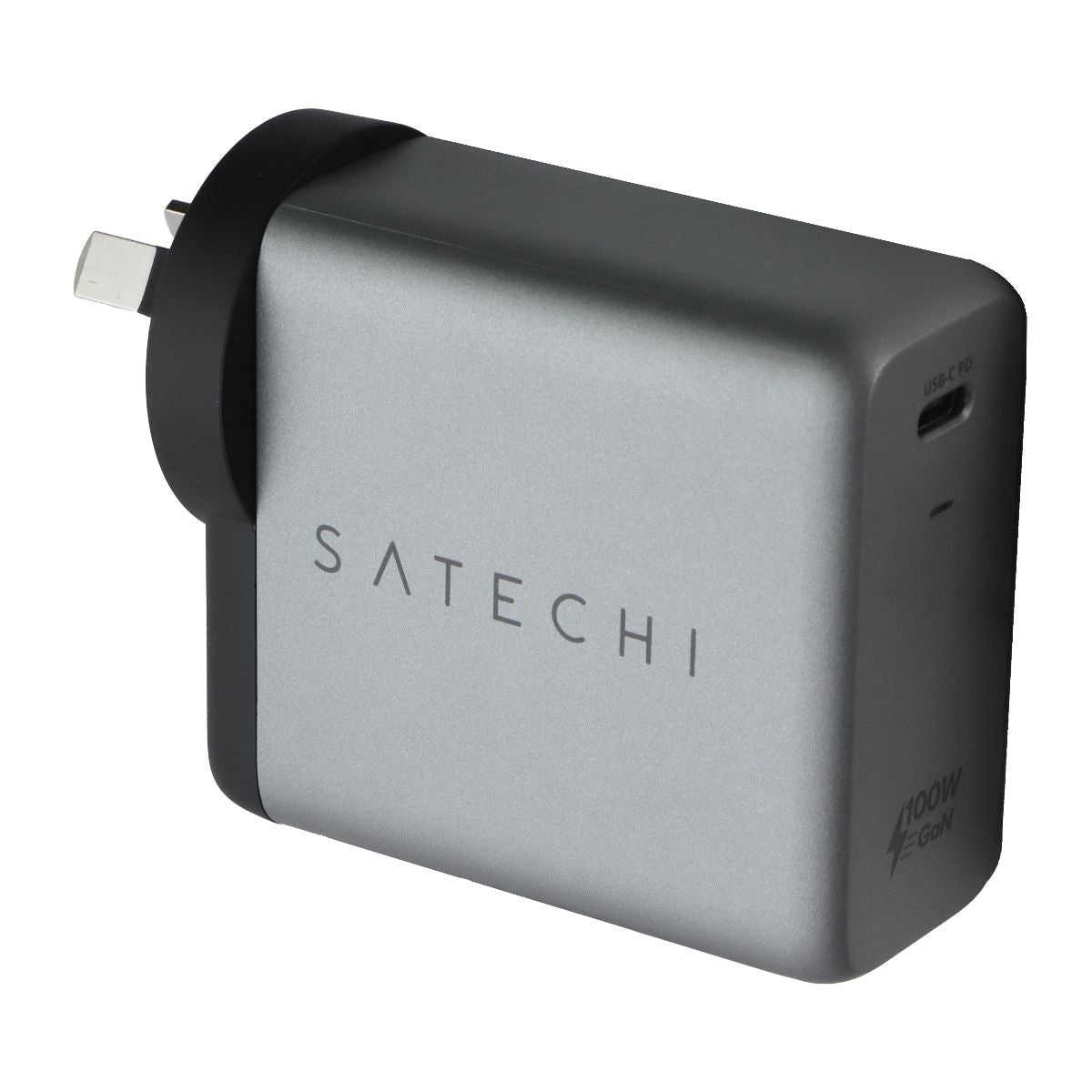 SATECHI 100W USB-C PD Single Port Wall Charger - Silver/Black (AU)