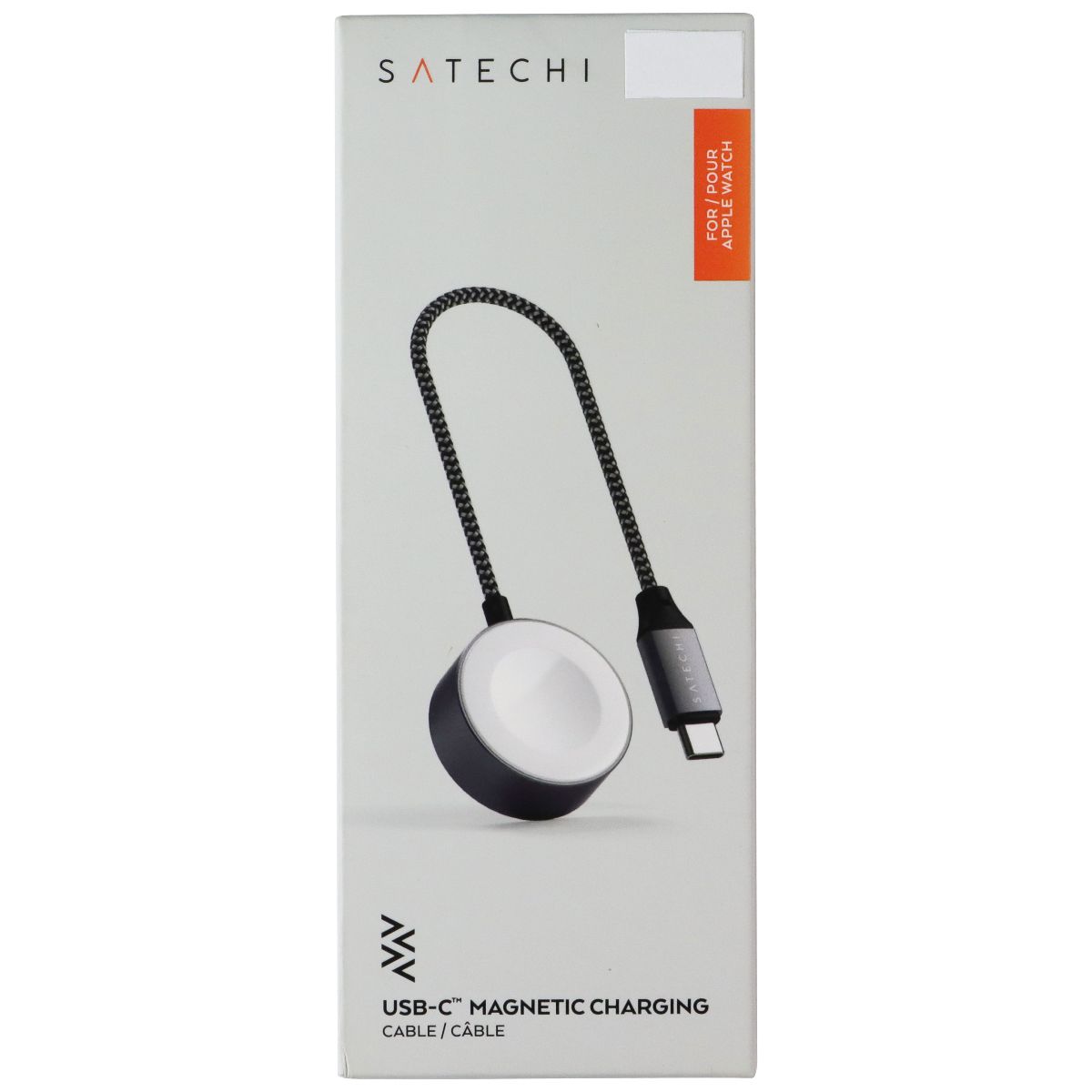 Satechi USB-C Magnetic Braided Apple Watch Charging Cable / Charger Smart Watch Accessories - Chargers & Docking Stations SATECHI - Simple Cell Bulk Wholesale Pricing - USA Seller