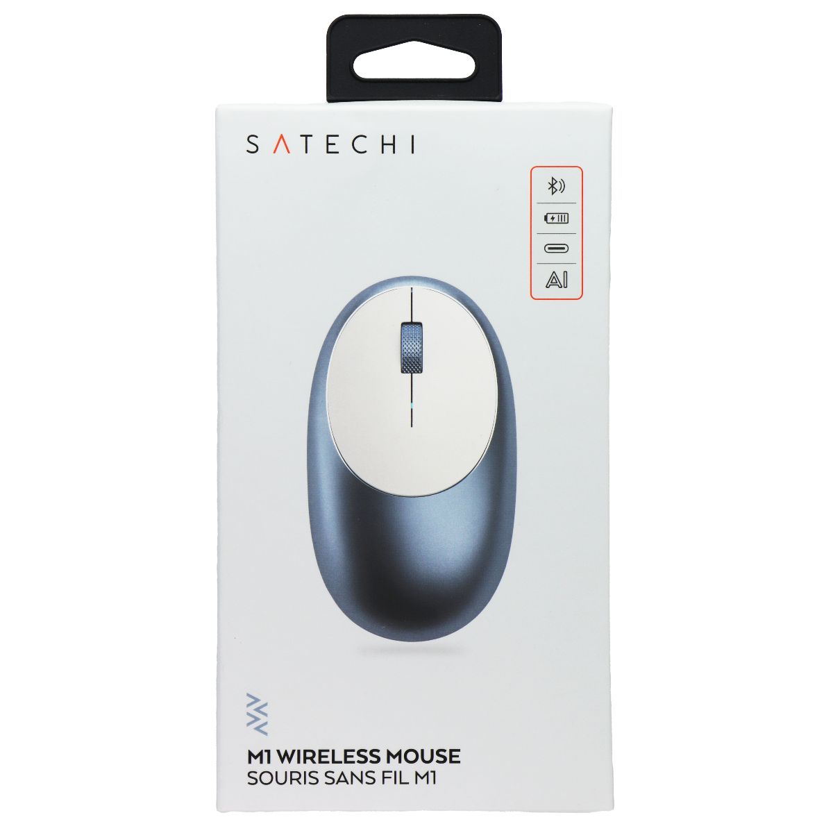 SATECHI M1 Bluetooth Wireless Mouse with Rechargeable Type C Port - Blue Keyboards/Mice - Mice, Trackballs & Touchpads SATECHI - Simple Cell Bulk Wholesale Pricing - USA Seller
