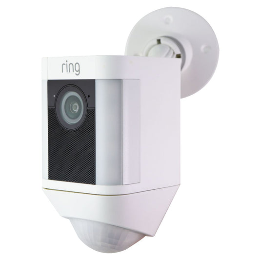 Ring Spotlight Cam Battery HD Security Camera with Two-Way Talk & Siren - White Home Surveillance - Security Cameras Ring    - Simple Cell Bulk Wholesale Pricing - USA Seller