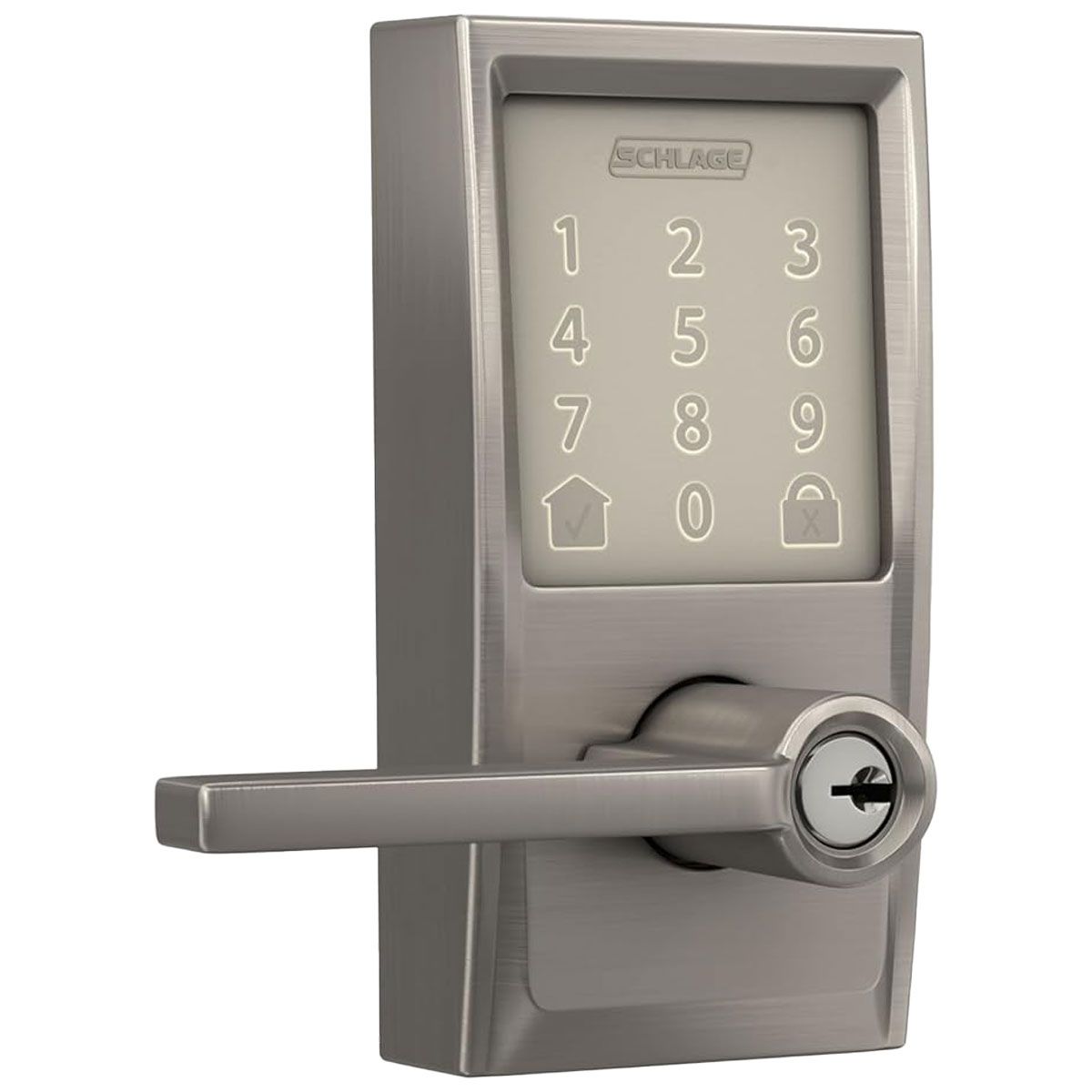 Schlage Century Electronic Encode Smart WiFi Latitude Lever - Satin Nickel Home Improvement - Other Home Improvement Schlage - Simple Cell Bulk Wholesale Pricing - USA Seller