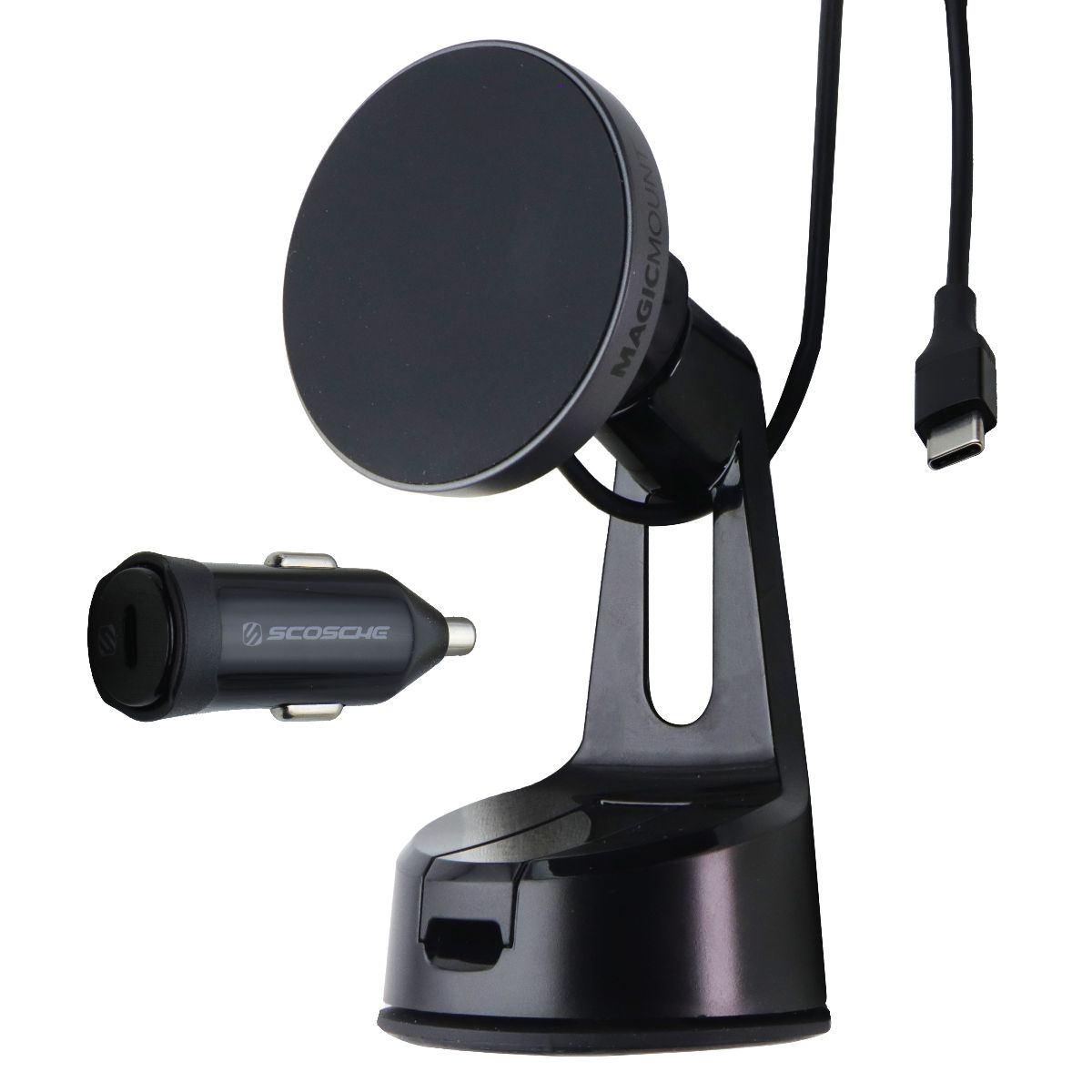 Scosche MagicMount Charge Pro Magnetic Wireless Charge Phone Mount (MPQMRWD) Cell Phone - Chargers & Cradles Scosche - Simple Cell Bulk Wholesale Pricing - USA Seller