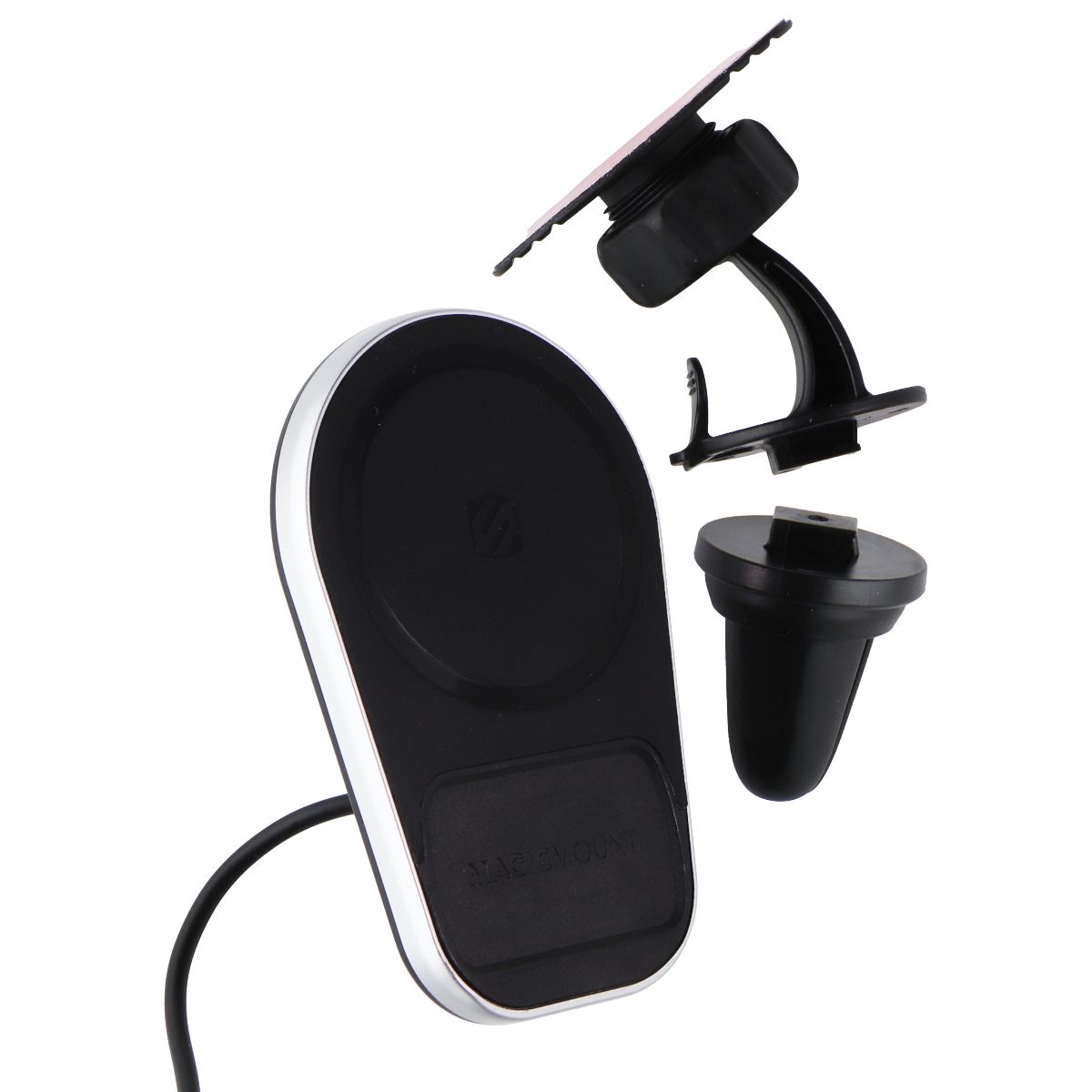Scosche MagicMount Pro Charge5 (15W) Wireless Charging Car Mount - Dash/Vent Computer Accessories - Stands, Holders & Car Mounts Scosche - Simple Cell Bulk Wholesale Pricing - USA Seller
