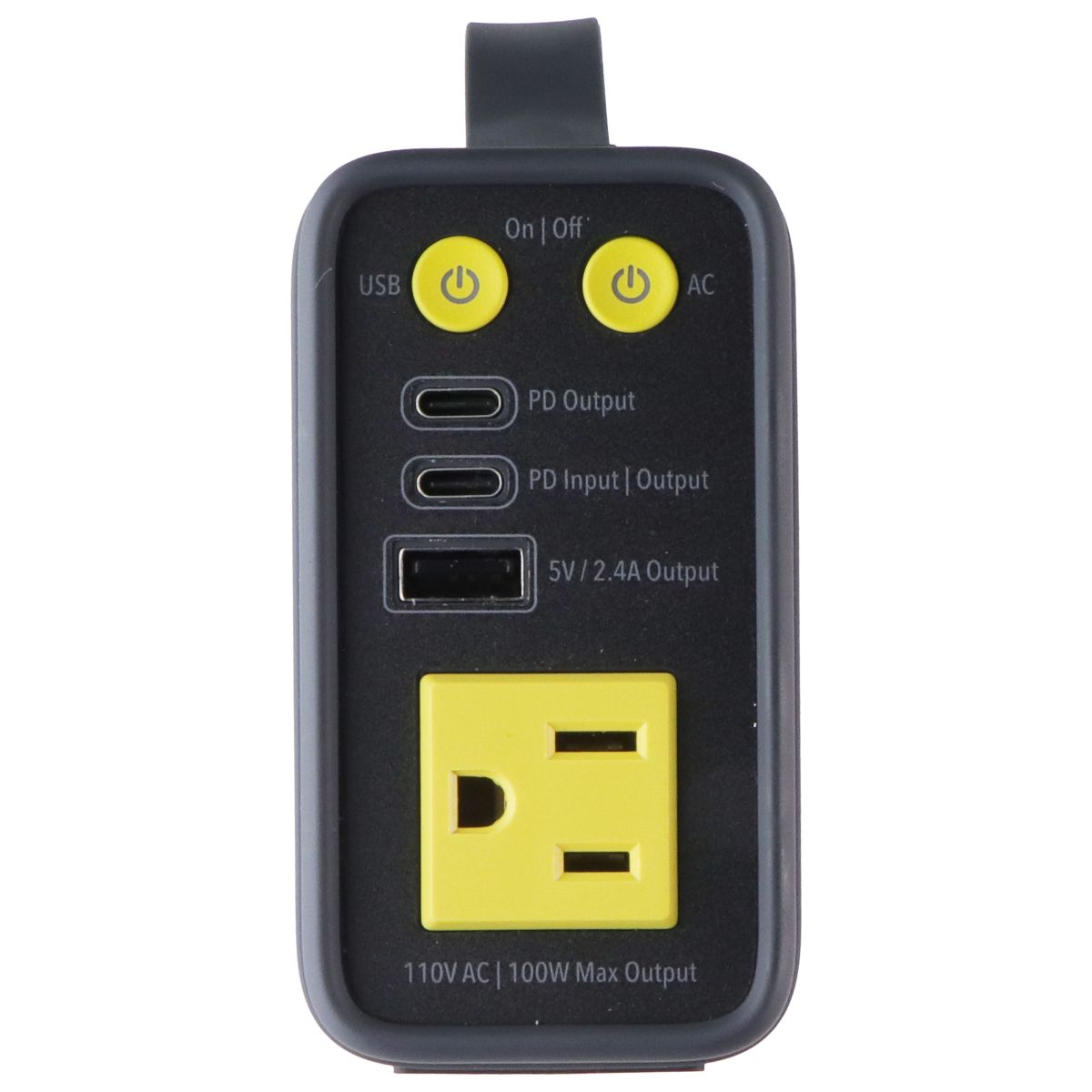 Scosche (100W) PowerUp 32K Portable Power Hub with Built-in Flashlight - Black Cell Phone - Chargers & Cradles Scosche - Simple Cell Bulk Wholesale Pricing - USA Seller