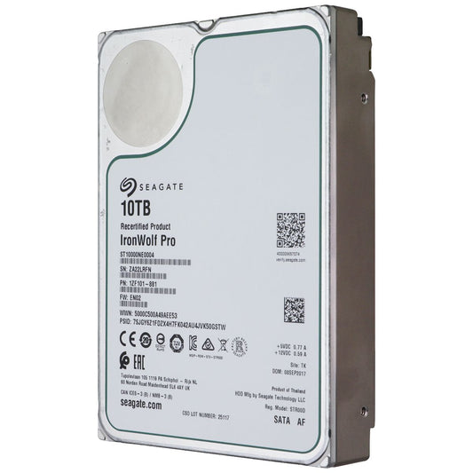 Seagate IronWolf Pro 10TB NAS 3.5-inch SATA III Hard Drive HDD - ST10000NE0004 Digital Storage - Internal Hard Disk Drives, HDD Seagate - Simple Cell Bulk Wholesale Pricing - USA Seller