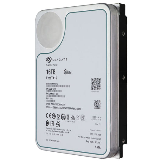 Seagate Exos X16 16TB 3.5-inch SATA III HDD Hard Drive - ST16000NM001G Digital Storage - Internal Hard Disk Drives, HDD Seagate - Simple Cell Bulk Wholesale Pricing - USA Seller