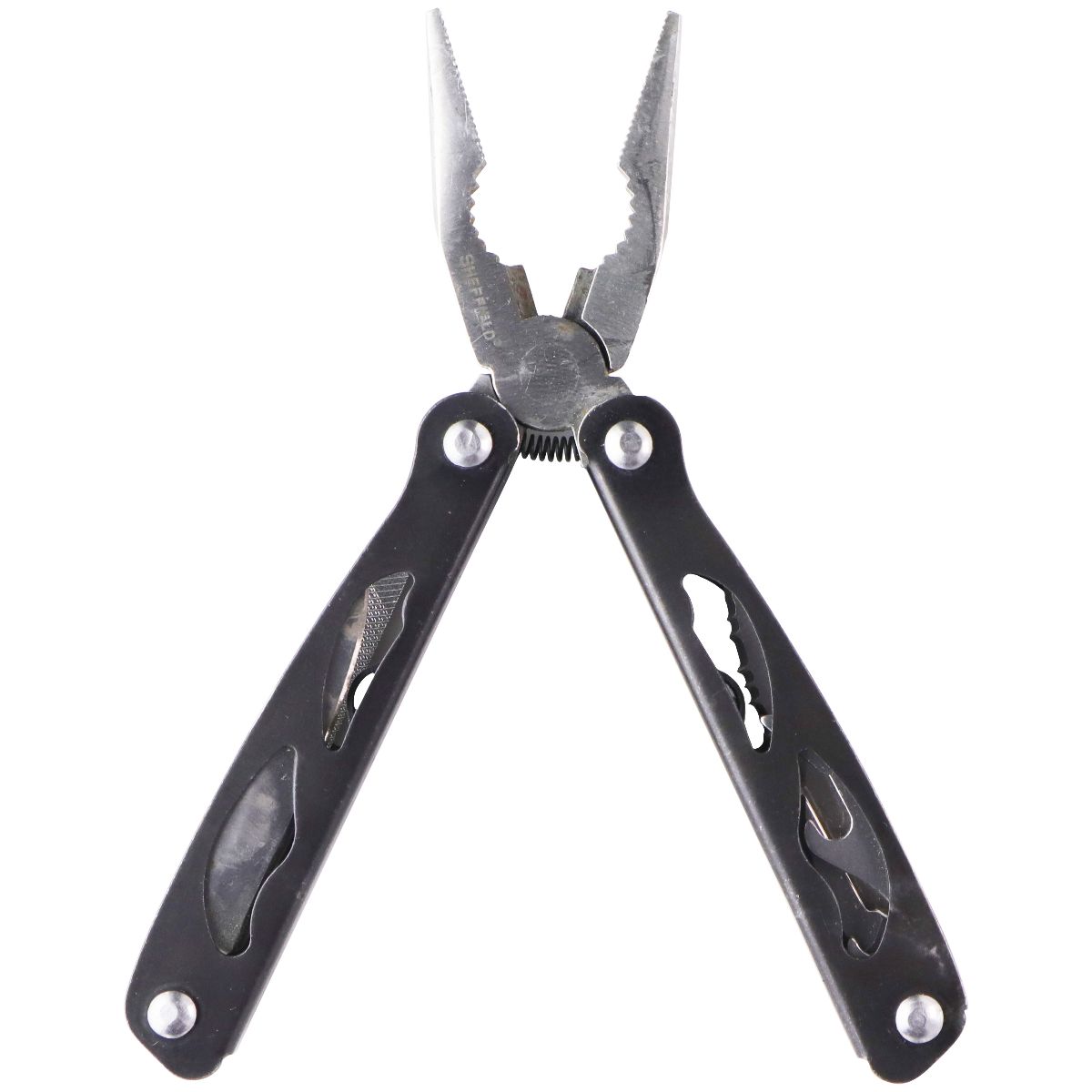 Sheffield 12-in-1 Folding Multi Tool and Folding Boxcutter Combo Set with Sheath Other Sporting Goods Sheffield - Simple Cell Bulk Wholesale Pricing - USA Seller