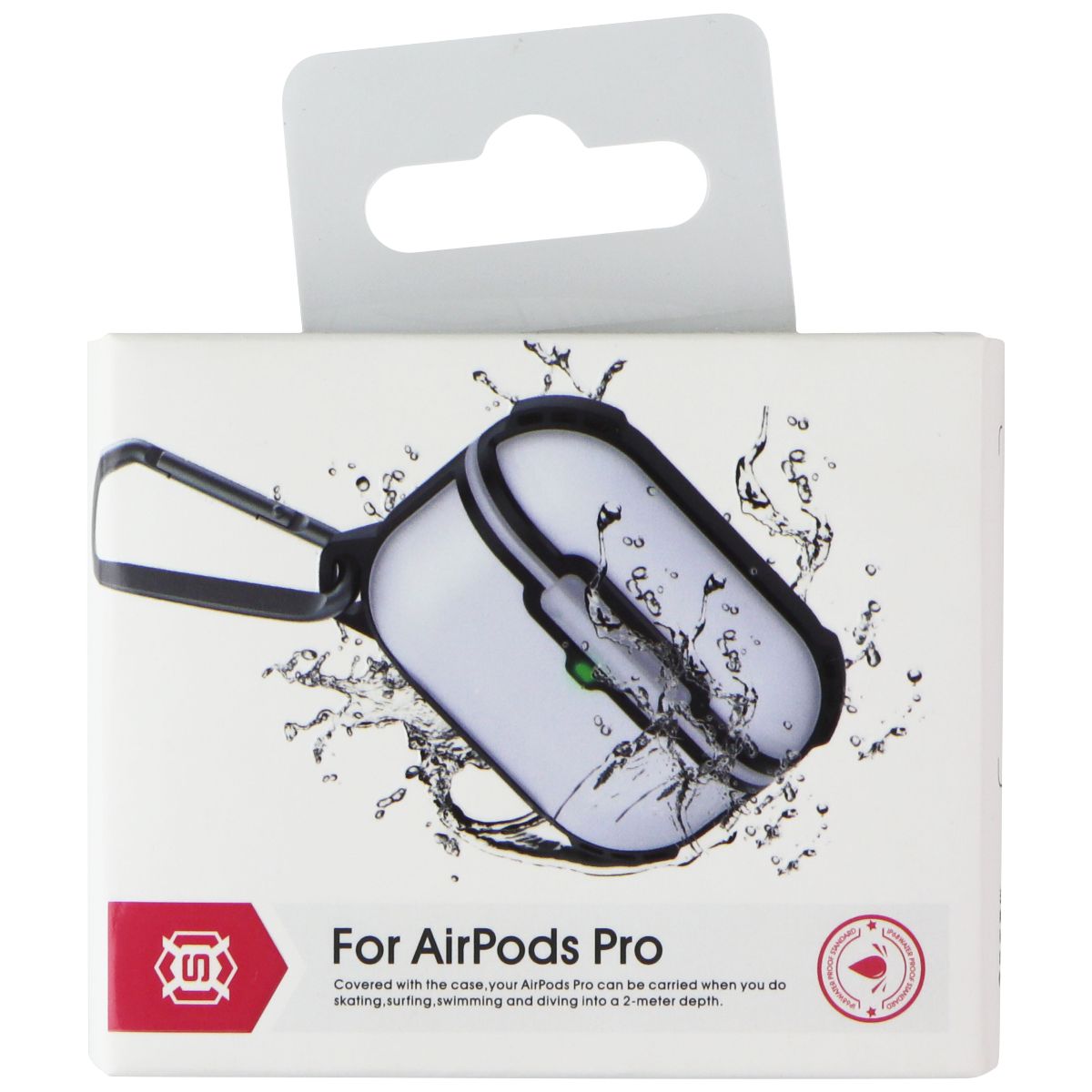 ShellBox Case for Apple AirPods Pro - Black / Clear iPod, Audio Player Accessories - Other Portable Audio Accs Shellbox - Simple Cell Bulk Wholesale Pricing - USA Seller