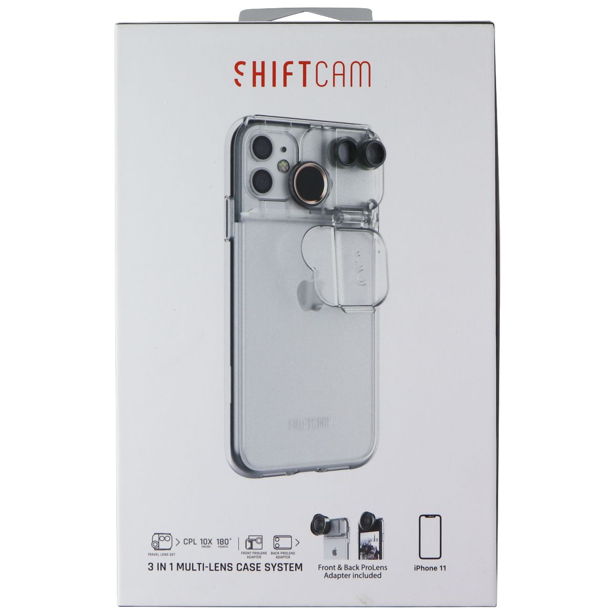 ShiftCam 3 in 1 Multi-lens Case System for Apple iPhone 11 Cell Phone - Cases, Covers & Skins ShiftCam - Simple Cell Bulk Wholesale Pricing - USA Seller