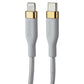 Simple 4FT USB-C to Lightning 8-Pin Braided Cable - White Cell Phone - Cables & Adapters Simple - Simple Cell Bulk Wholesale Pricing - USA Seller